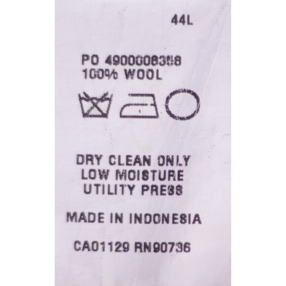 Michael Kors 44L Men Black Striped 3-Button Wool Blazer Suit Jacket Sport Coat - Picture 10 of 13